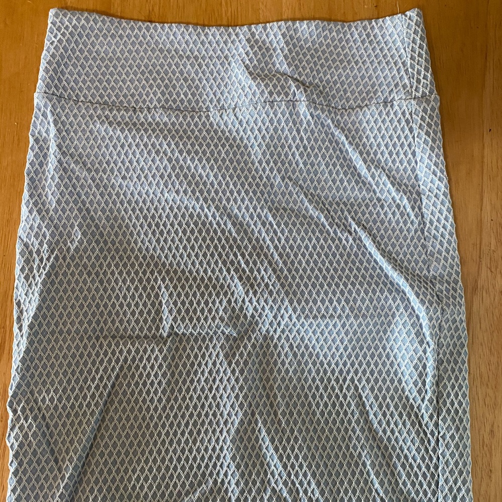 Blue skirt